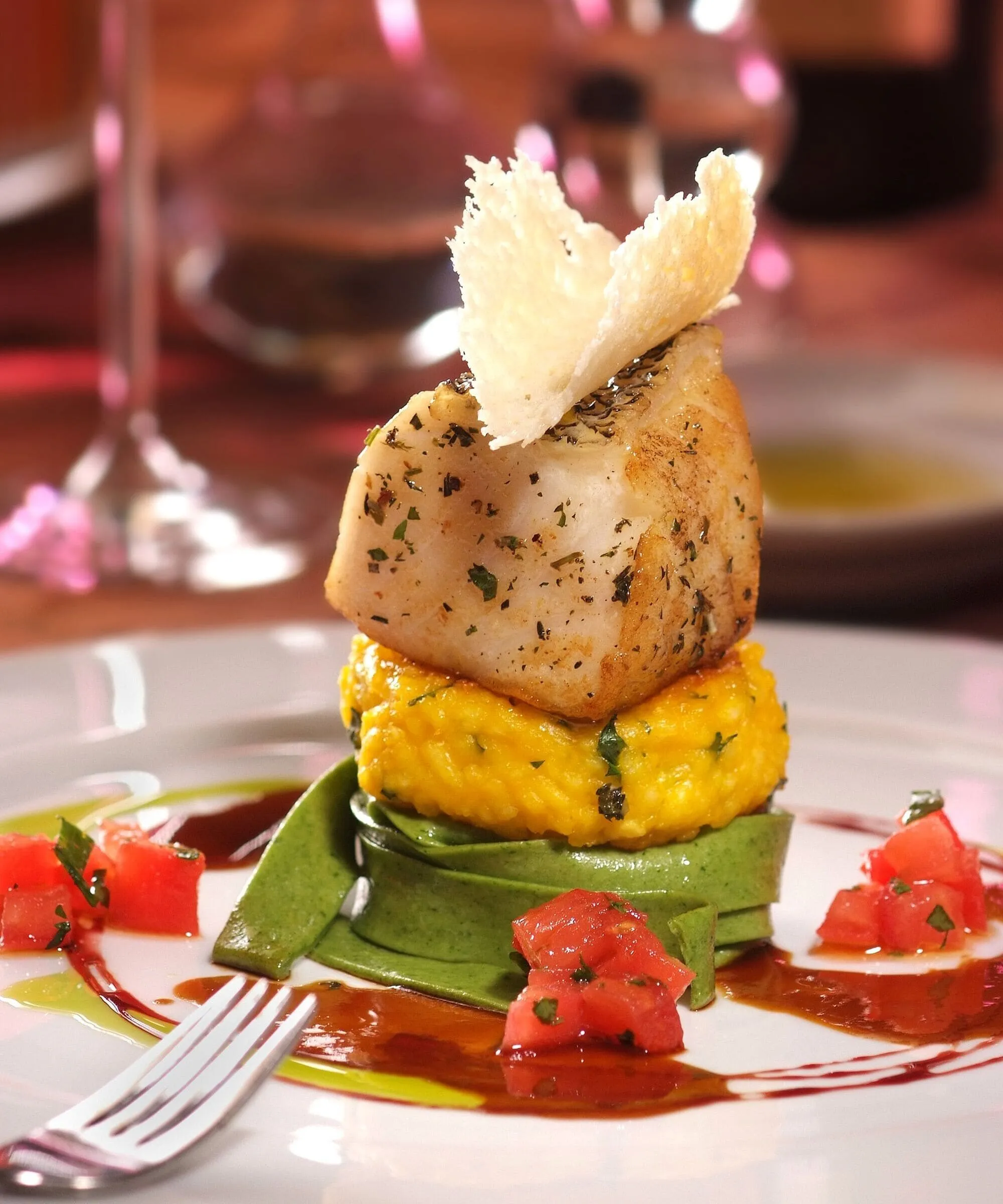 Piatto gourmet della trattoria